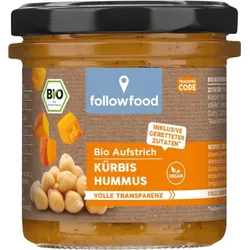 followfood Aufstrich Kürbis Hummus bio