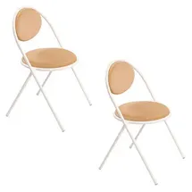 Paperflow meet powered by PAPERFLOW Besucherstühle SATURNE CHSATX2DSC.13.12 elfenbein Kunstleder, 2 St.