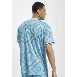 Karl Kani KM232-008-1 KK Varsity Paisley Mesh Tee Blau S