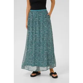 Kaffe Rock A-Linien-Röcke Teal/Black/White Bedruckt 44