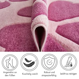 LUXOR LIVING Flair Carving 6127 60 x 115 cm, light pink,