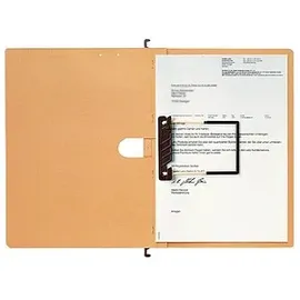 Leitz Hängehefter ALPHA® 1989 Karton naturbraun DIN A4 2x kaufmännische Heftung, 25 St.