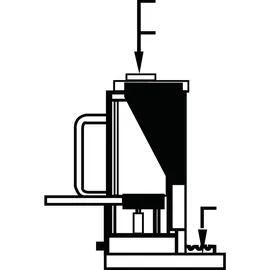 Unicraft Wagenheber Stahl 15-140 mm mehrfarbig