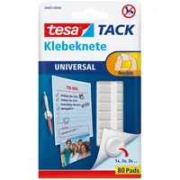 Tesa TACK Klebeknete 1,0 x 0,8 cm, 80 St.