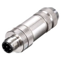 Weidmüller 1892120000 Sensor-/Aktor-Steckverbinder, unkonfektioniert M12 Stecker, gerade Polzahl: 4