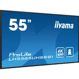 Iiyama ProLite LH5565UHSB-B1 139cm (55") 4K UHD Signage Monitor DP/HDMI/RJ45