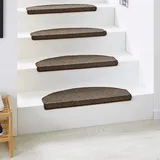 Andiamo »Casablanca, Made in Netherlands« halbrund 6,5 mm Höhe Uni Farben, selbstklebend, strapazierfähig, 15 Stück in einem Set