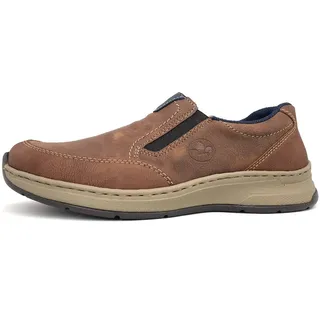 Rieker Slipper mit Stretcheinsätze 47 EU / Braun