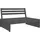 vidaXL 4-tlg. Garten-Lounge-Set Grau Massivholz Kiefer