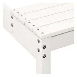 vidaXL Picknicktisch 110x134x75 cm Massivholz Kiefer