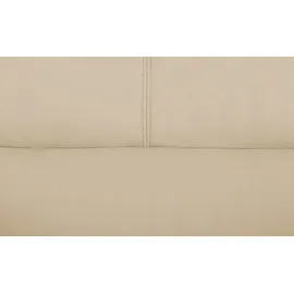 HIMOLLA Fernsehsessel 6001 Leder 81 x 86 x 0 cm Beige mit Kopfteil