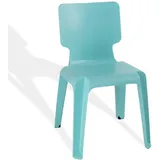 Metra Stapelstuhl, Kunststoff Stuhl Stapelbar Authentics Wait robust versch.Farben türkis