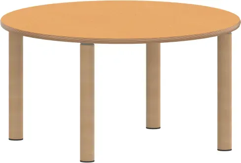 Tisch ZALOTTI mit Linoleum-Belag
