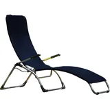 Jan Kurtz Fiam Samba Terrassenliege 142 x 63 x 107 cm dunkelblau klappbar
