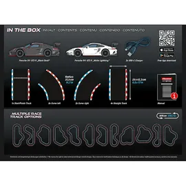 Carrera (TOYS) 50050004 Hybrid Racing Set-Night Speeders Spielset, Mehrfarbig