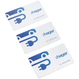 Hager RFID Karten drei Stück XVA410