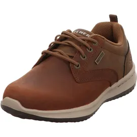 SKECHERS Herren Delson Antigo Oxfords, Brown (Brown Cdb), 8 UK 42 EU