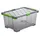 Rotho Evo Total Aufbewahrungsbox 44l mit Deckel grau/grün