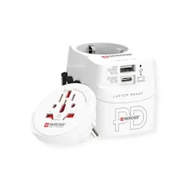 SKROSS Reiseadapter Pro Light USB AC45PD Weiß 1 St.