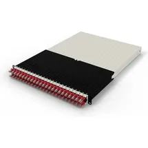 PATCHBOX patchbox.one Kabeleinzugssystem - Cat. 6a, U/UTP, PoE++, Kabel rot