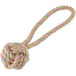 Spielzeug Beco Hemp Ball mit Schlaufe für Hunde - Large