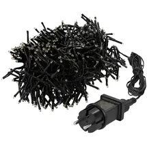 ECD Germany LED Büschel Lichterkette 4m 576 LEDs Warmweiß Strombetrieb, IP44 Innen/Außen, Weihnachtsbeleuchtung Weihnachtsbaum Cluster