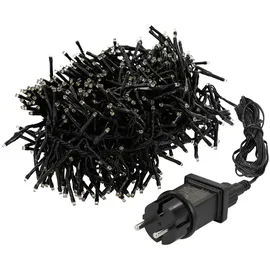 ECD Germany LED Büschel Lichterkette 4m 576 LEDs Warmweiß Strombetrieb, IP44 Innen/Außen, Weihnachtsbeleuchtung Weihnachtsbaum Cluster