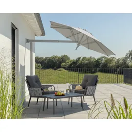 Schneider Muro Ø 250 cm Silbergrau