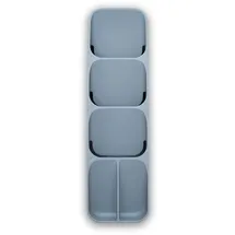 Intirilife Besteckkasten Schubladenorganizer Grau