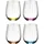 Riedel Tumbler Collection Optical Happy O Glas 0,344 l 4 St.