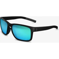 Sonnenbrille Wandern MH 530 Kategorie 3 Polarisierend Erwachsene schwarz/blau EINHEITSGRÖSSE