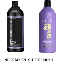 Matrix Total Results Color Obsessed So Silver Conditioner Conditioner für platinblondes und graues Haar 1000 ml
