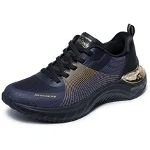 SKECHERS Snoop Ace Cyber Walker Damen-Sneaker, Schwarz, Größe 39