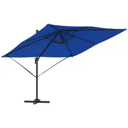 vidaXL Cantilever Roma Parasol Azurblau 286x285x265 cm aus Aluminium