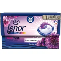 Lenor All-in-1 PODS Waschmittel COLOR Amethyst Floral Bouquet - 22 Waschladungen / 22 kapseln/Kartonbox