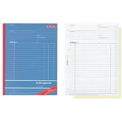 Herlitz Formularbuch »Auftrag« gelb, 21x29.7 cm