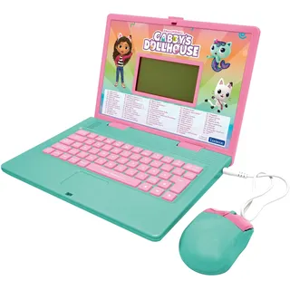 Lexibook Lexibook, Gabby’s Dollhouse, Lerncomputer, 124 Aktivitäten in Sprache, Schreiben, Mathematik, Logik, Musik und Spielen, Rosa/Blau, JC598GDHi3
