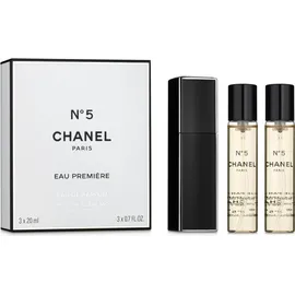 Chanel No. 5 Eau Premiere Eau de Parfum refillable 20 ml + Eau de Parfum Nachfüllung 2 x 20 ml Geschenkset