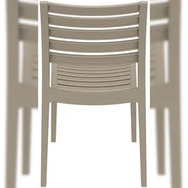 CLP Gartenstuhl Ares 48 x 0 x 82 cm schlamm