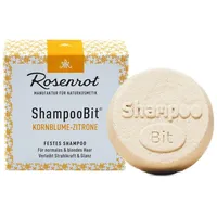 Rosenrot festes Shampoo Kornblume-Zitrone 60 g