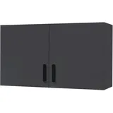 kochstation Hängeschrank »KS-Toronto, Breite 100 cm«, schwarz