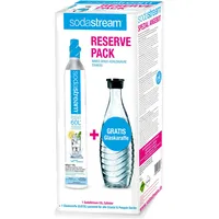 Sodastream CO2-Zylinder + Glaskaraffe 0,6 l schwarz