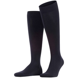 FALKE Herren Socken - Family, Kniestrümpfe, einfarbig Dunkelblau 39-42