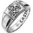 haze & glory Haze&Glory Ring Anker schwarz & Silber 64