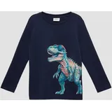 s.Oliver Longsleeve mit Fotoprint und 3D-Effekt - blau - 92/98