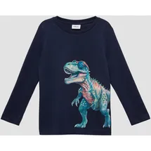 s.Oliver Longsleeve mit Fotoprint und 3D-Effekt - blau - 92/98