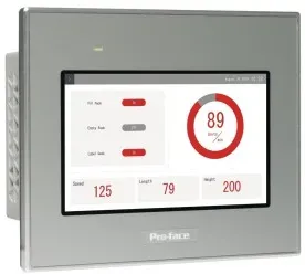 Schneider Electric PFXSTW6200WAD Pro-face STW6000 4"W Basic Web Panel Touch-Panel resistiv, 1 x Ethernet, USB, Web Browser, HTML5