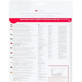 3M Blickschutzfolie 20 Zoll 16:9 Schwarz