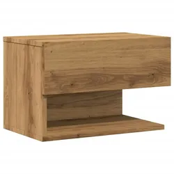 vidaXL Wand-Nachttisch Artisan-Eiche