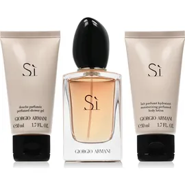 Giorgio Armani Sì Eau de Parfum 50 ml + Body Lotion 50 ml + Shower Gel 50 ml Geschenkset